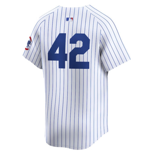 Chicago Cubs 2024 Jackie Robinson Day Home Men Limited Jersey - White - Image 3