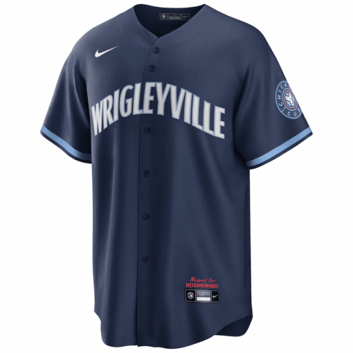 Chicago Cubs City Connect Men Jersey - Navy - Image 2