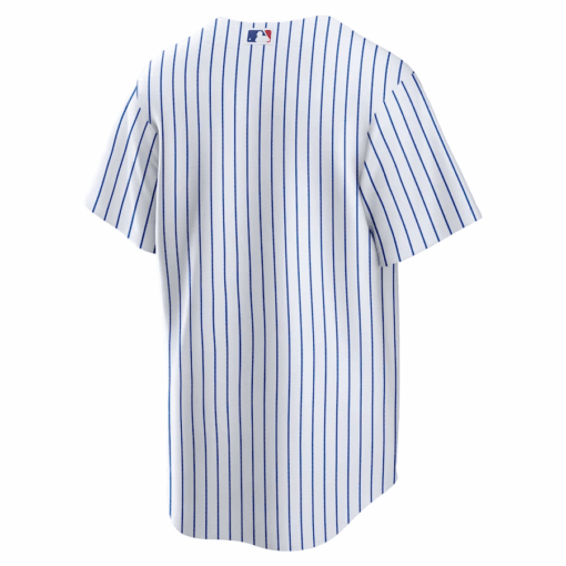 Chicago Cubs Home Blank Men Jersey - White - Image 3