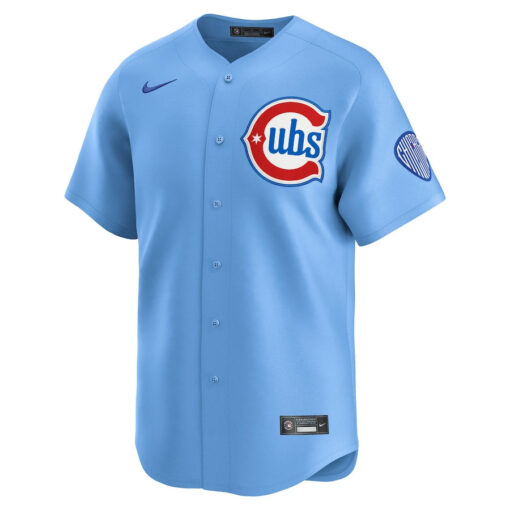 Chicago Cubs Limited Alternate 2 Men Jersey - Baby Blue - Image 2