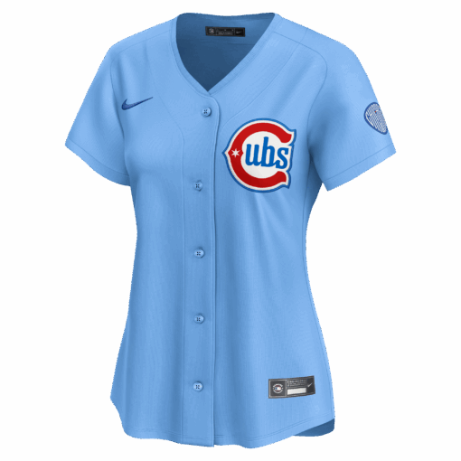 Chicago Cubs Limited Alternate 2 Women Jersey - Baby Blue - Image 2