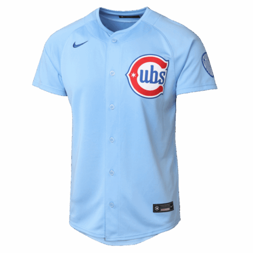 Chicago Cubs Limited Alternate 2 YOUTH Jersey - Baby Blue - Image 2