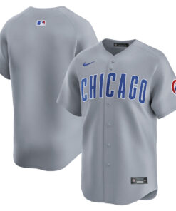 Chicago Cubs Road Limited Men Jersey - Gray