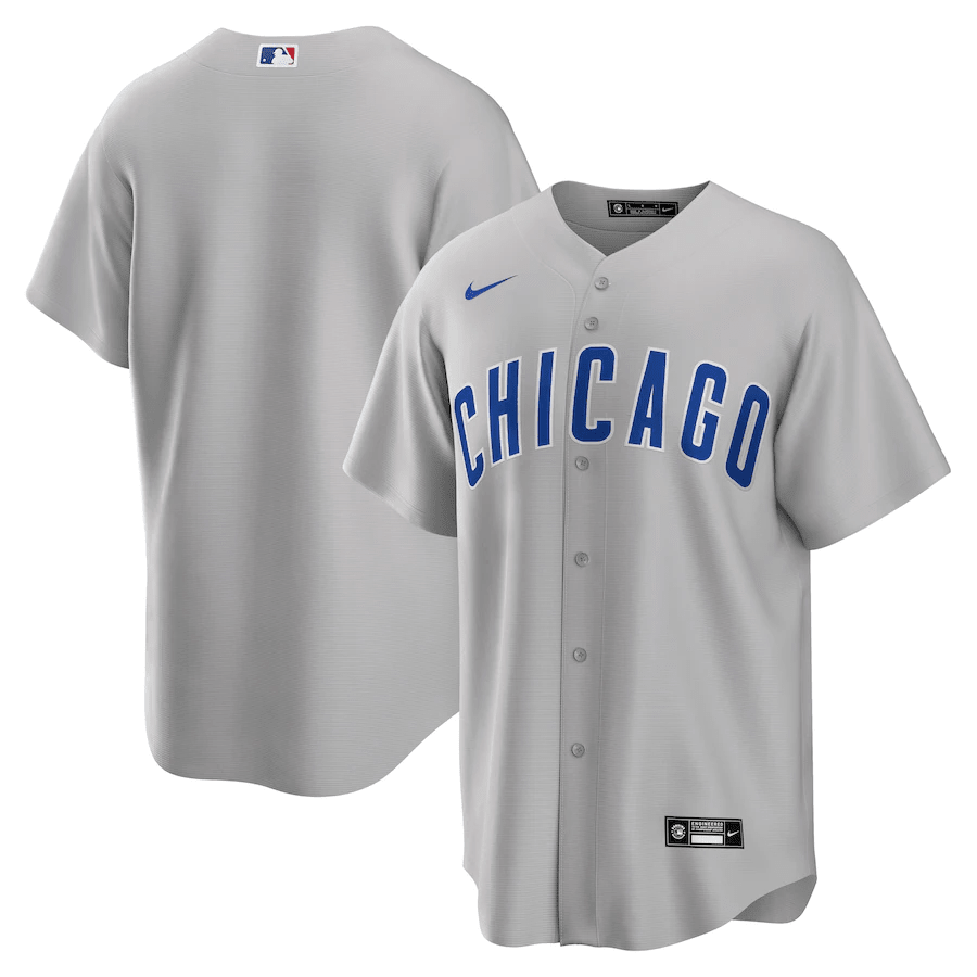 Chicago Cubs Road Men Jersey - Gray