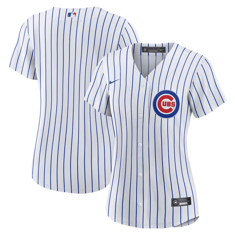 Chicago Cubs Women Home Jersey - White