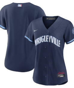 Chicago Cubs Women's City Connect Jersey - Navy