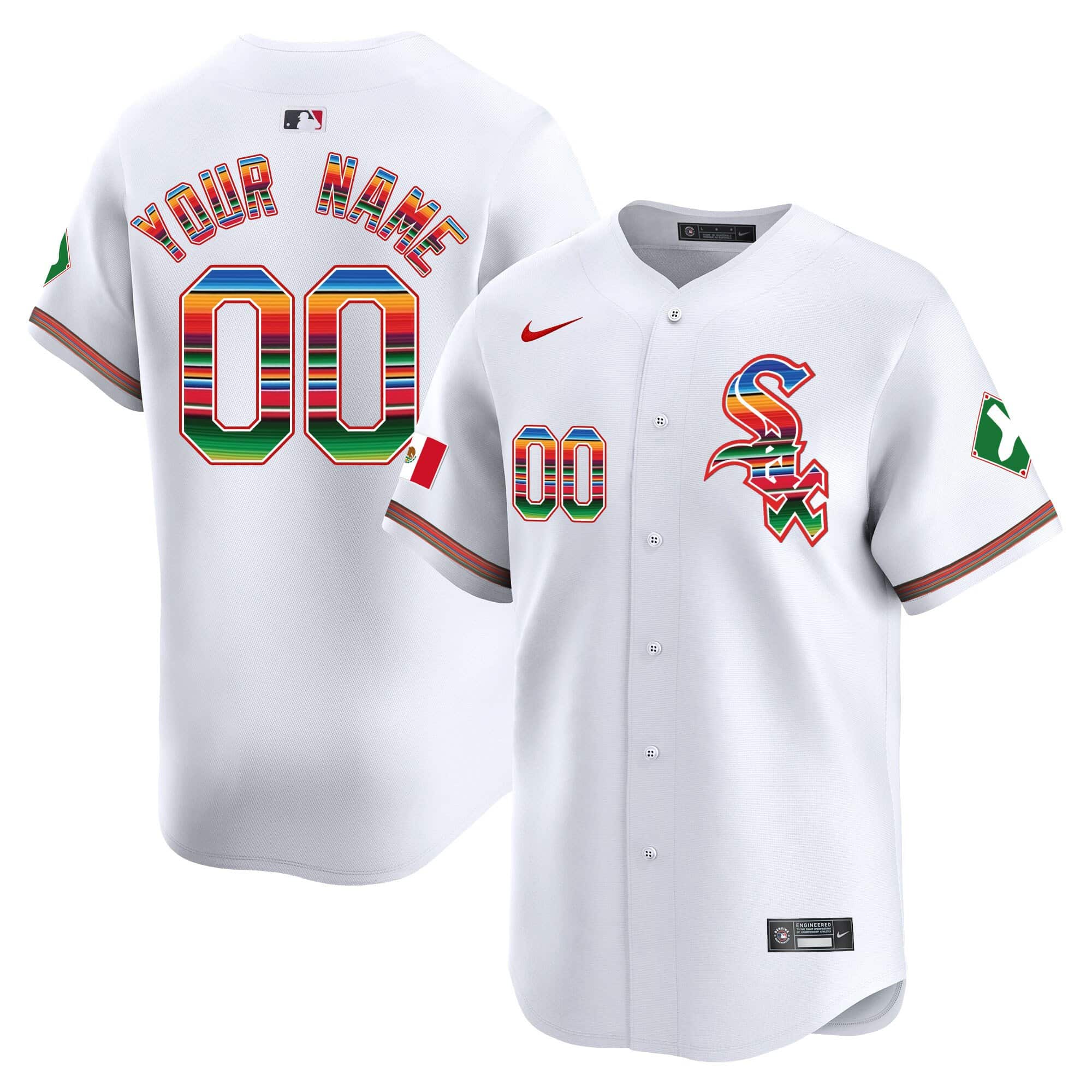 Chicago White Sox Mexico Vapor Premier Limited Custom Jersey V2- All Stitched - Jersey AZ