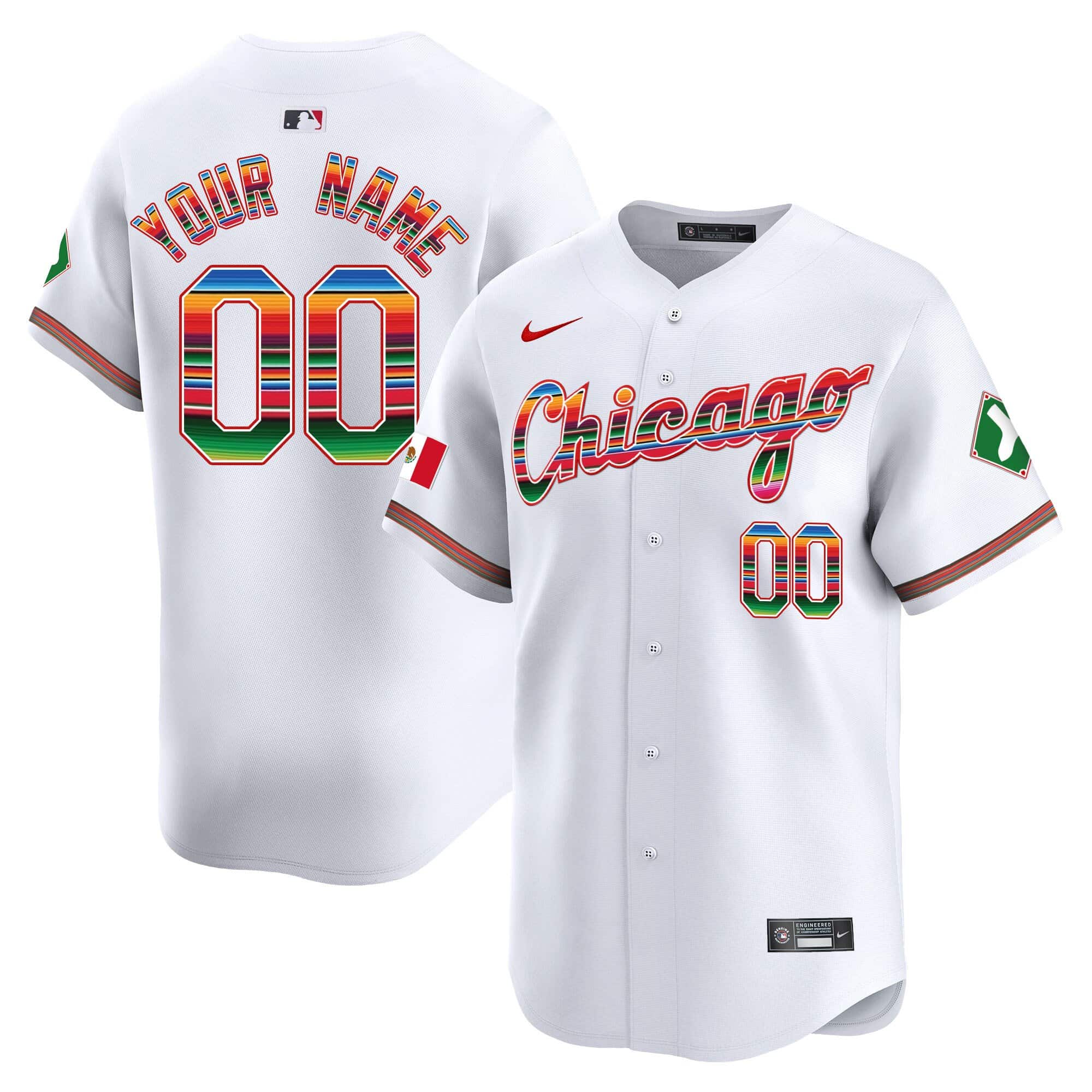 Chicago White Sox Mexico Vapor Premier Limited Custom Jersey V3- All Stitched - Jersey AZ