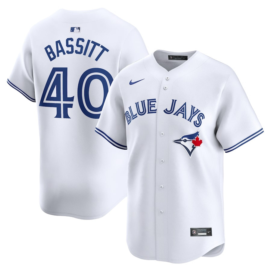 Chris Bassitt 40 Toronto Blue Jays Home Limited Player Men Jersey - White