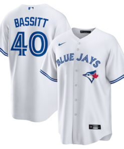 Chris Bassitt 40 Toronto Blue Jays Home Men Jersey - White