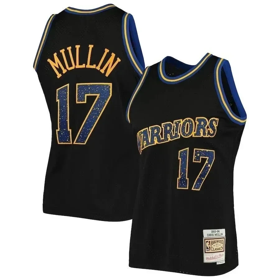Chris Mullin Golden State Warriors Mitchell & Ness Rings Collection Swingman Jersey - Black - JS804