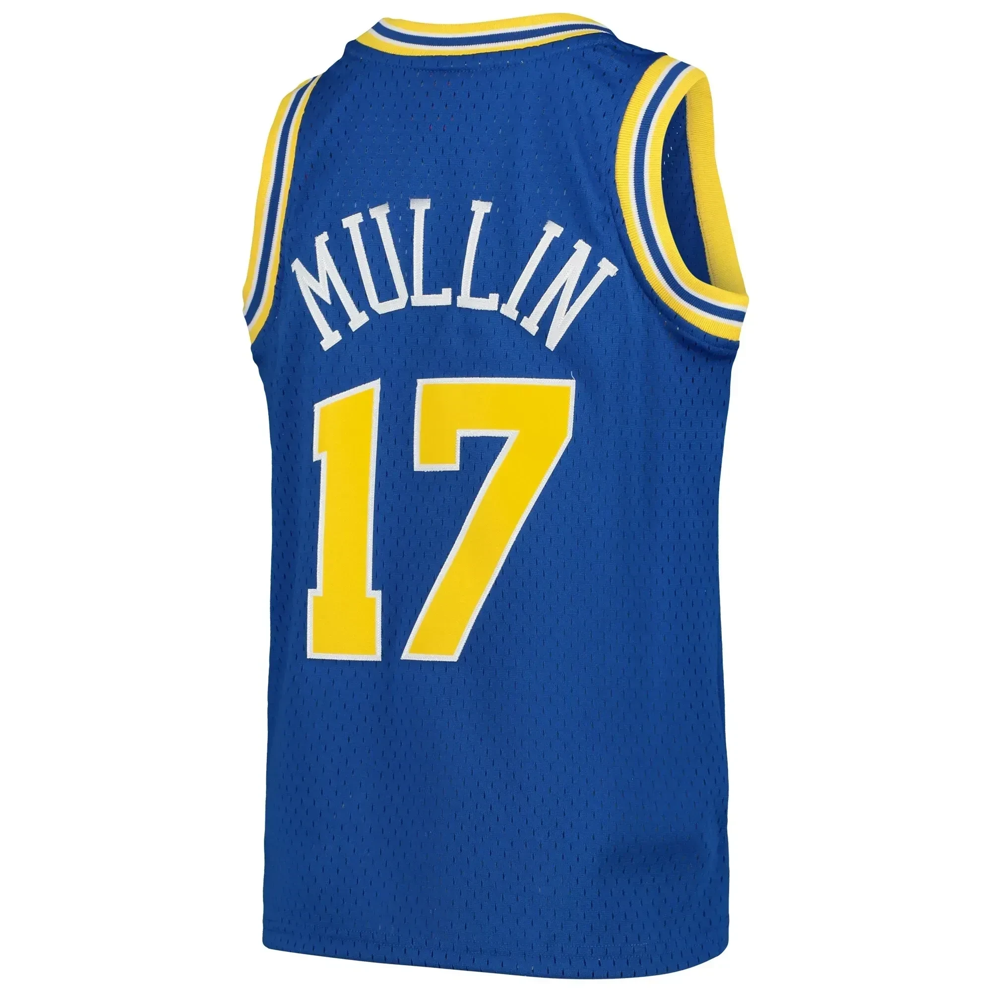 Chris Mullin Golden State Warriors Mitchell & Ness Youth 1993-94 Hardwood Classics Swingman Throwback Jersey - Royal - JS587