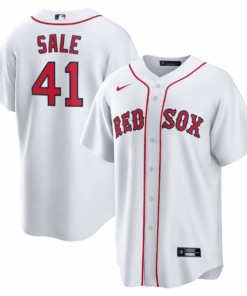 Chris Sale 41 Boston Red Sox Home Men Jersey - White