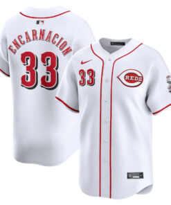Christian Encarnacion-Strand 33 Cincinnati Reds Home Limited Men Jersey - White