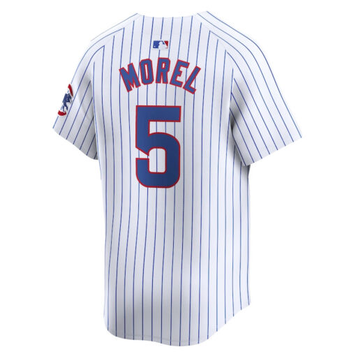 Christopher Morel 5 Chicago Cubs Home Limited Player Men Jersey - White - Image 3