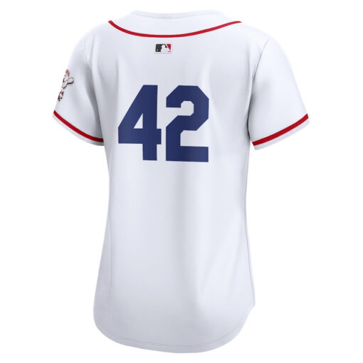 Cincinnati Reds 2024 Jackie Robinson Day Home Limited Women Jersey - White - Image 3
