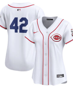 Cincinnati Reds 2024 Jackie Robinson Day Home Limited Women Jersey - White