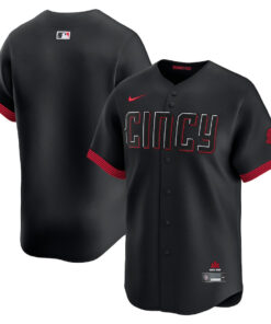 Cincinnati Reds City Connect Men Jersey - Black