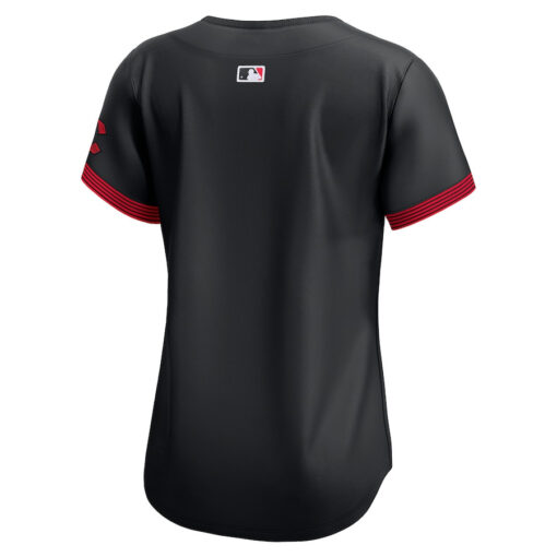 Cincinnati Reds City Connect Women Jersey - Black - Image 3