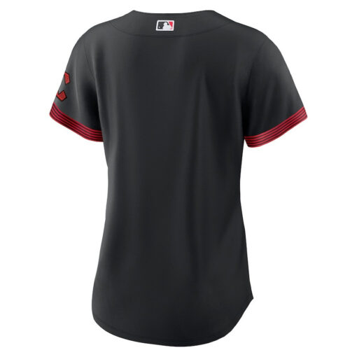 Cincinnati Reds Women's 2023 City Connect Jersey - Black - Image 3