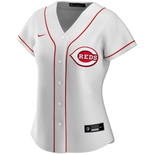 Cincinnati Reds Women's Home Custom Jersey - White - Image 2