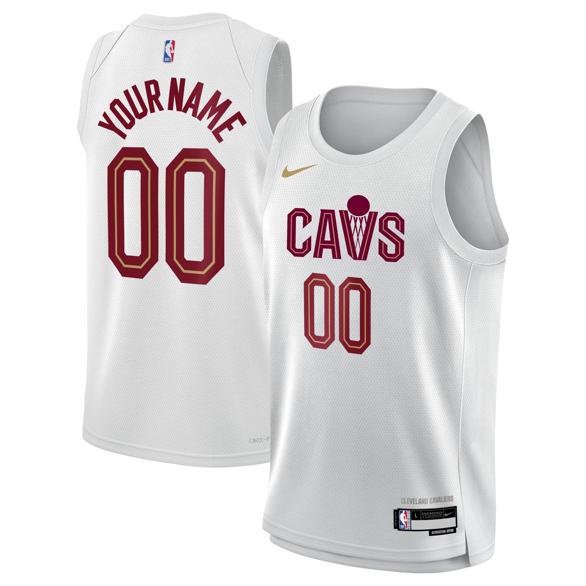 Cleveland Cavaliers Association Swingman Jersey - Custom - Youth - JS784
