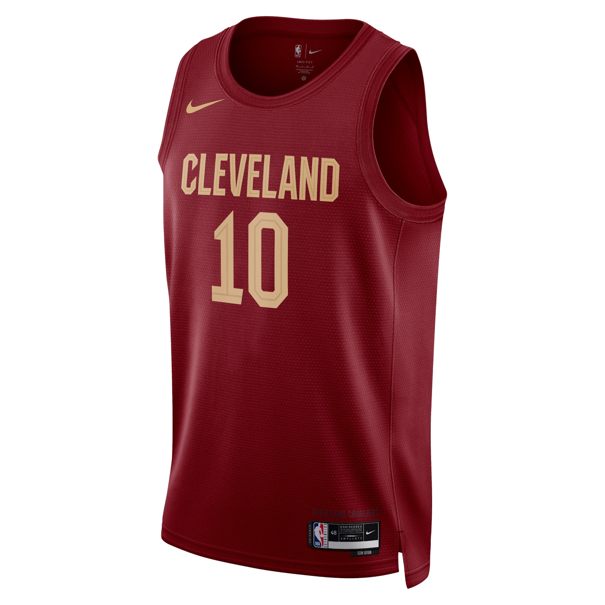 Cleveland Cavaliers Icon Edition Swingman Jersey - Maroon - Darius Garland - Unisex - JS460