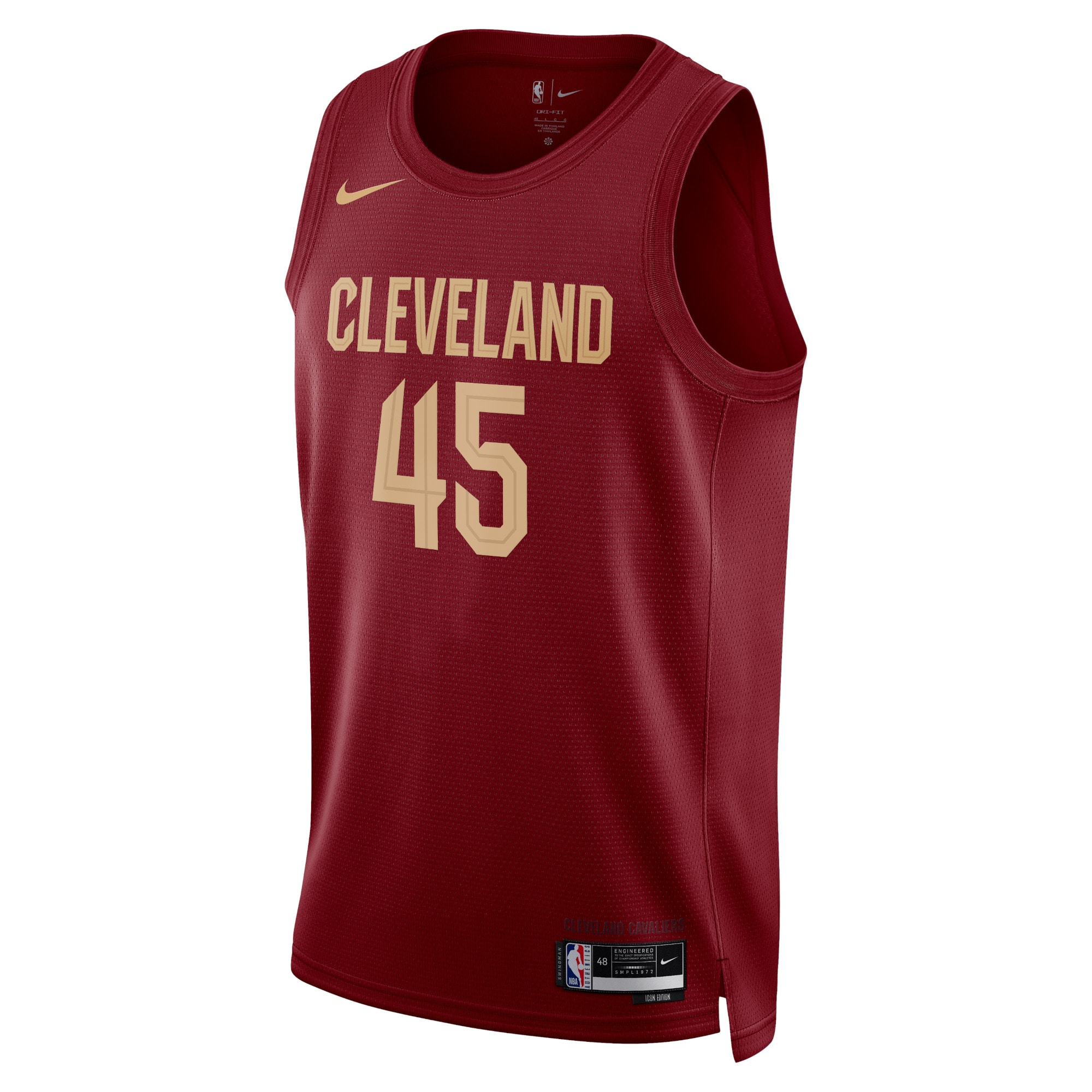 Cleveland Cavaliers Icon Edition Swingman Jersey - Maroon - Donovan Mitchell - Unisex - JS851