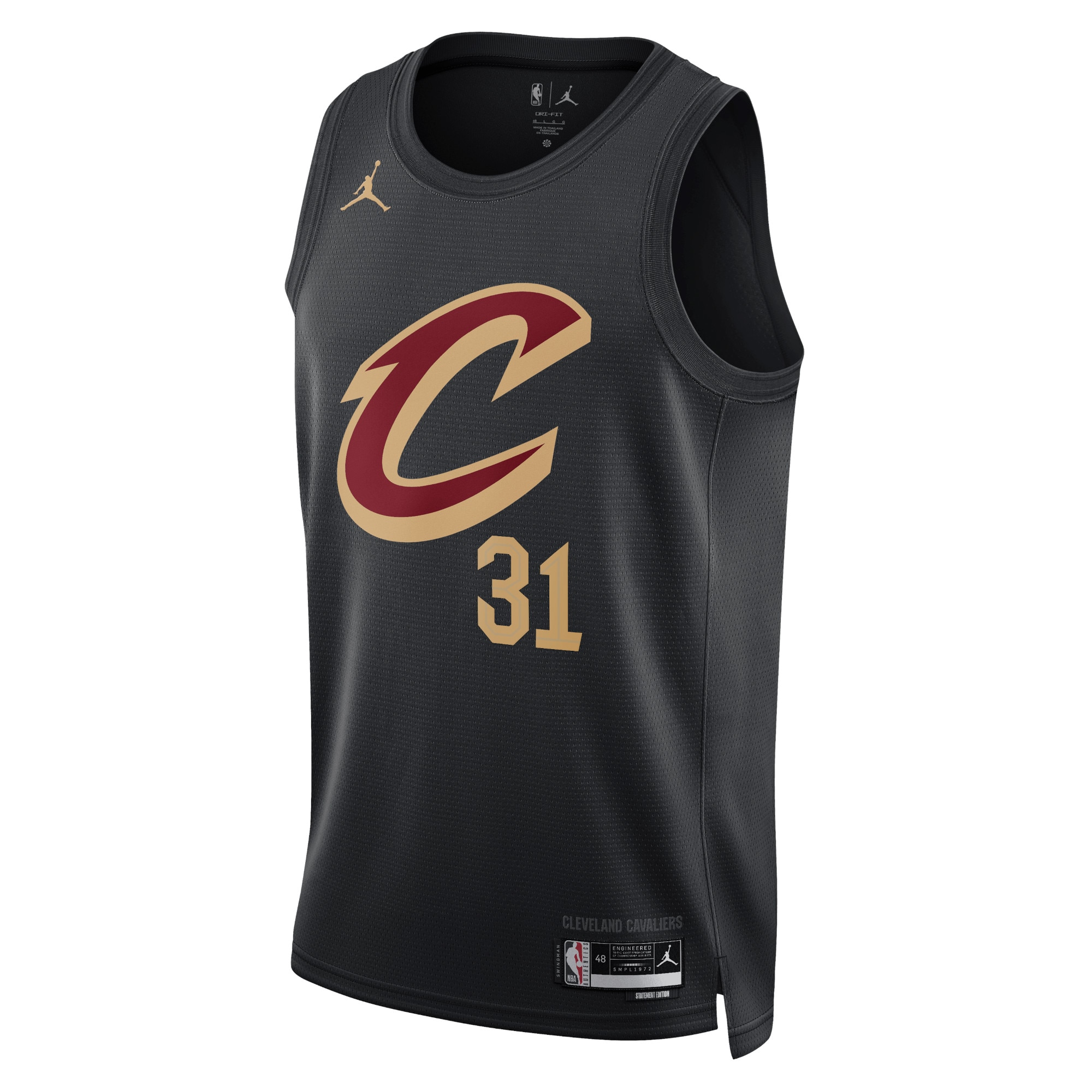 Cleveland Cavaliers Jordan Statement Edition Swingman Jersey - Black - Jarrett Allen - Unisex - JS574