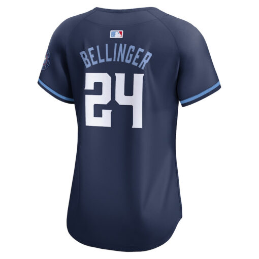 Cody Bellinger 24 Chicago Cubs City Connect Limited Player Women Jersey - Navy - Image 3