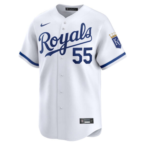 Cole Ragans 55 Kansas City Royals Home Limited Player Men Jersey - White - Image 2