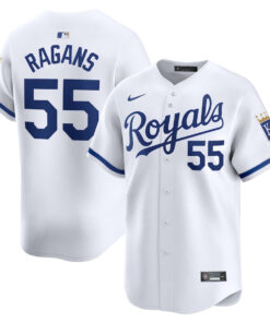 Cole Ragans 55 Kansas City Royals Home Limited Player Men Jersey - White