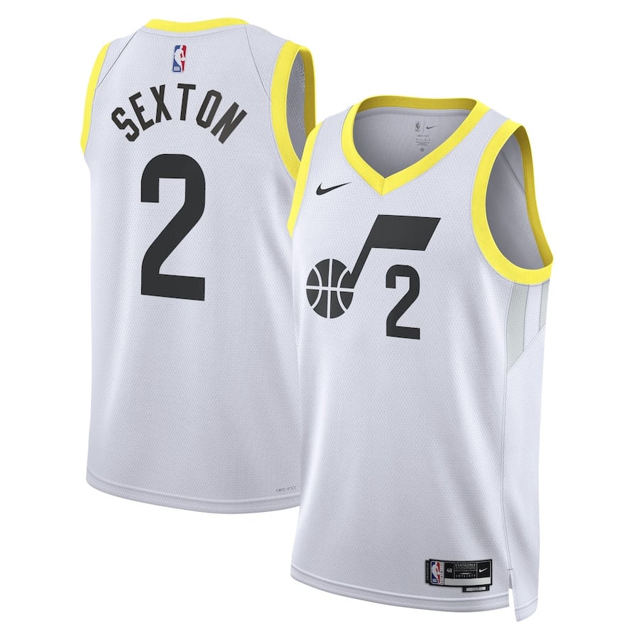 Colin Sexton 2 Utah Jazz Unisex Swingman Jersey - Association Edition - White - JS804