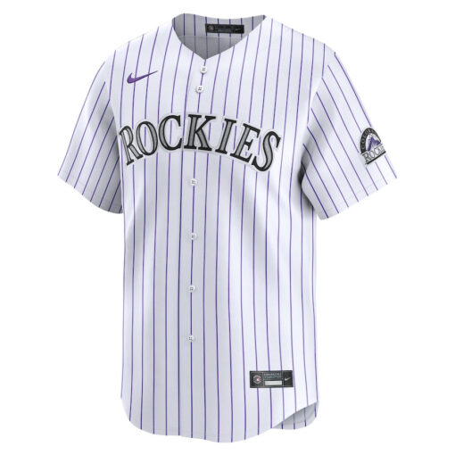 Colorado Rockies 2024 Jackie Robinson Day Home Men Limited Jersey - White - Image 2
