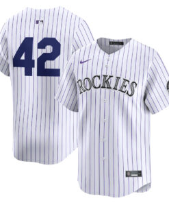 Colorado Rockies 2024 Jackie Robinson Day Home Men Limited Jersey - White