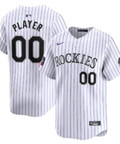 Colorado Rockies 2024 MLB World Tour Mexico City Series Home Limited Custom Men Jersey - White