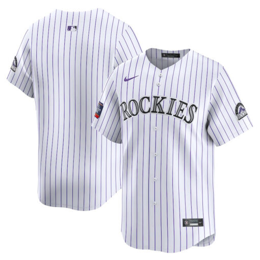 Colorado Rockies 2024 MLB World Tour Mexico City Series Home Limited Men Jersey - White