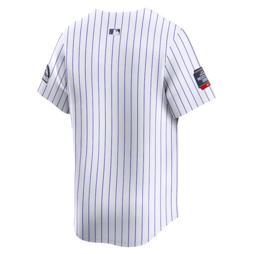 Colorado Rockies 2024 MLB World Tour Mexico City Series Home Limited Men Jersey - White - Image 3