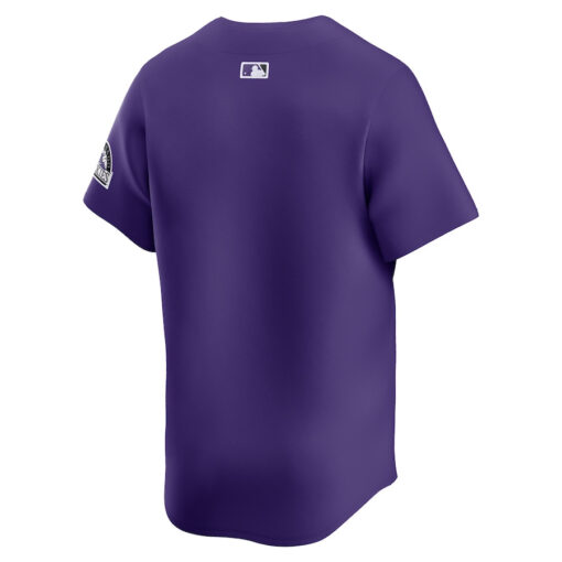 Colorado Rockies Alternate Limited Men Jersey - Purple - Image 3