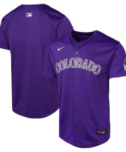 Colorado Rockies Alternate Limited YOUTH Jersey - Purple