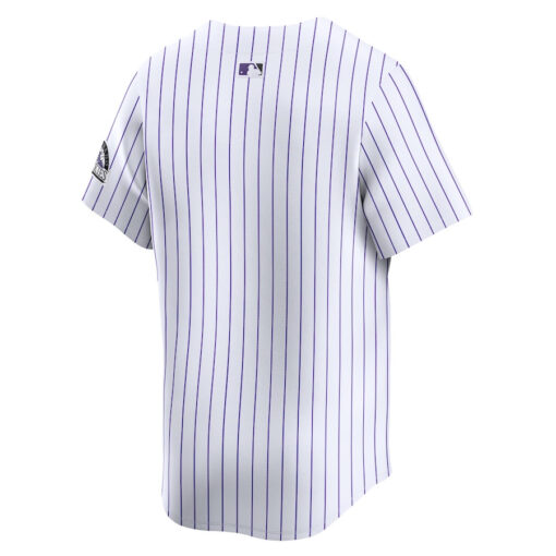 Colorado Rockies Home Limited YOUTH Jersey - White - Image 3