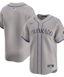 Colorado Rockies Road Limited Men Jersey - Gray