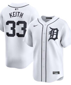 Colt Keith 33 Detroit Tigers Home Limited Men Jersey - White