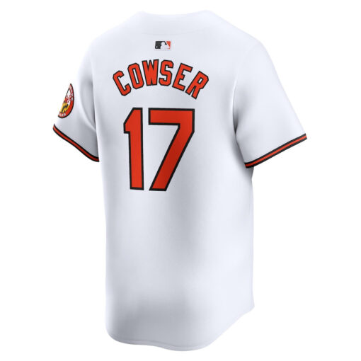 Colton Cowser 17 Baltimore Orioles Home Limited Men Jersey - White - Image 3