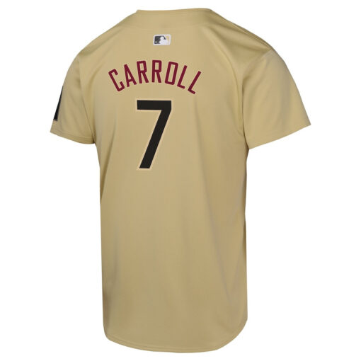 Corbin Carroll 7 Arizona Diamondbacks City Connect Limited YOUTH Jersey - Sand - Image 3
