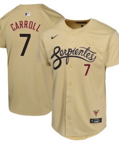 Corbin Carroll 7 Arizona Diamondbacks City Connect Limited YOUTH Jersey - Sand