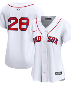 Corey Kluber 28 Boston Red Sox Women Home Limited Player Jersey - White