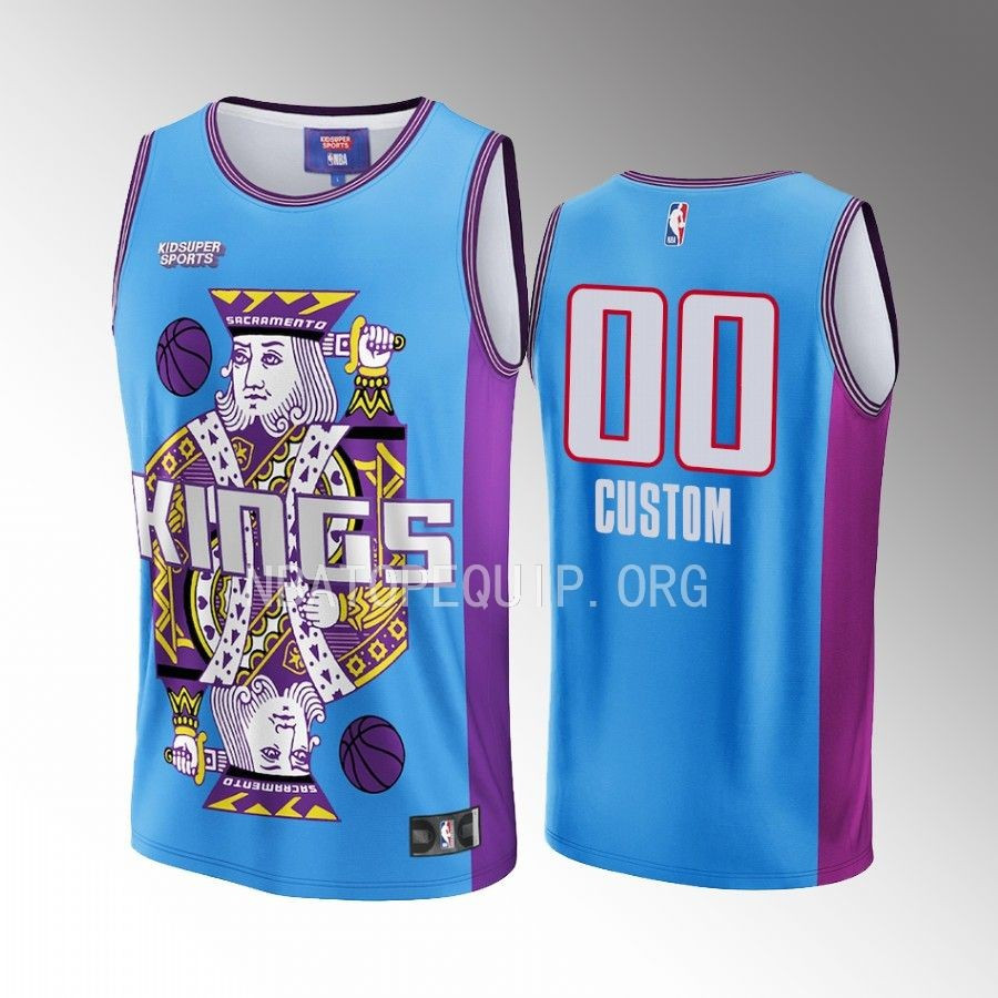 Custom Sacramento Kings NBA & KidSuper Studios Unisex Hometown Jersey - JS788