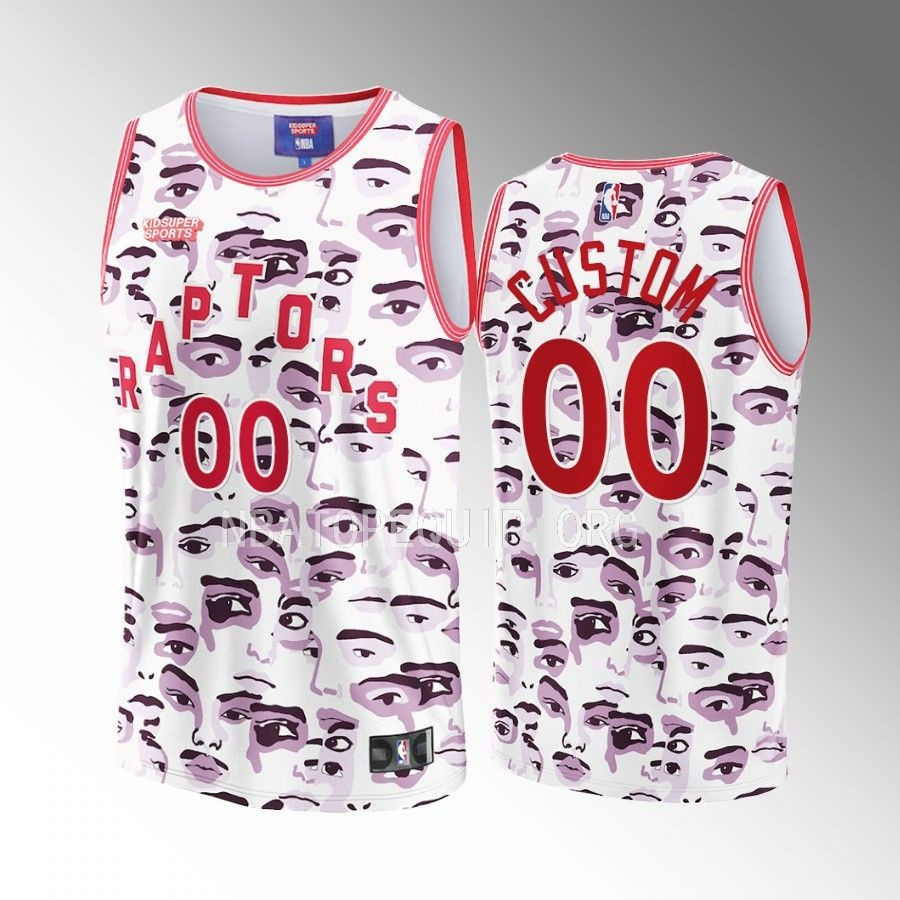 Custom Toronto Raptors NBA & KidSuper Studios Unisex Hometown Jersey - JS812