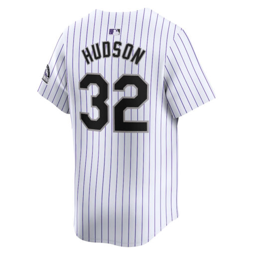 Dakota Hudson 32 Colorado Rockies Home Limited Player Men Jersey - White - Image 3